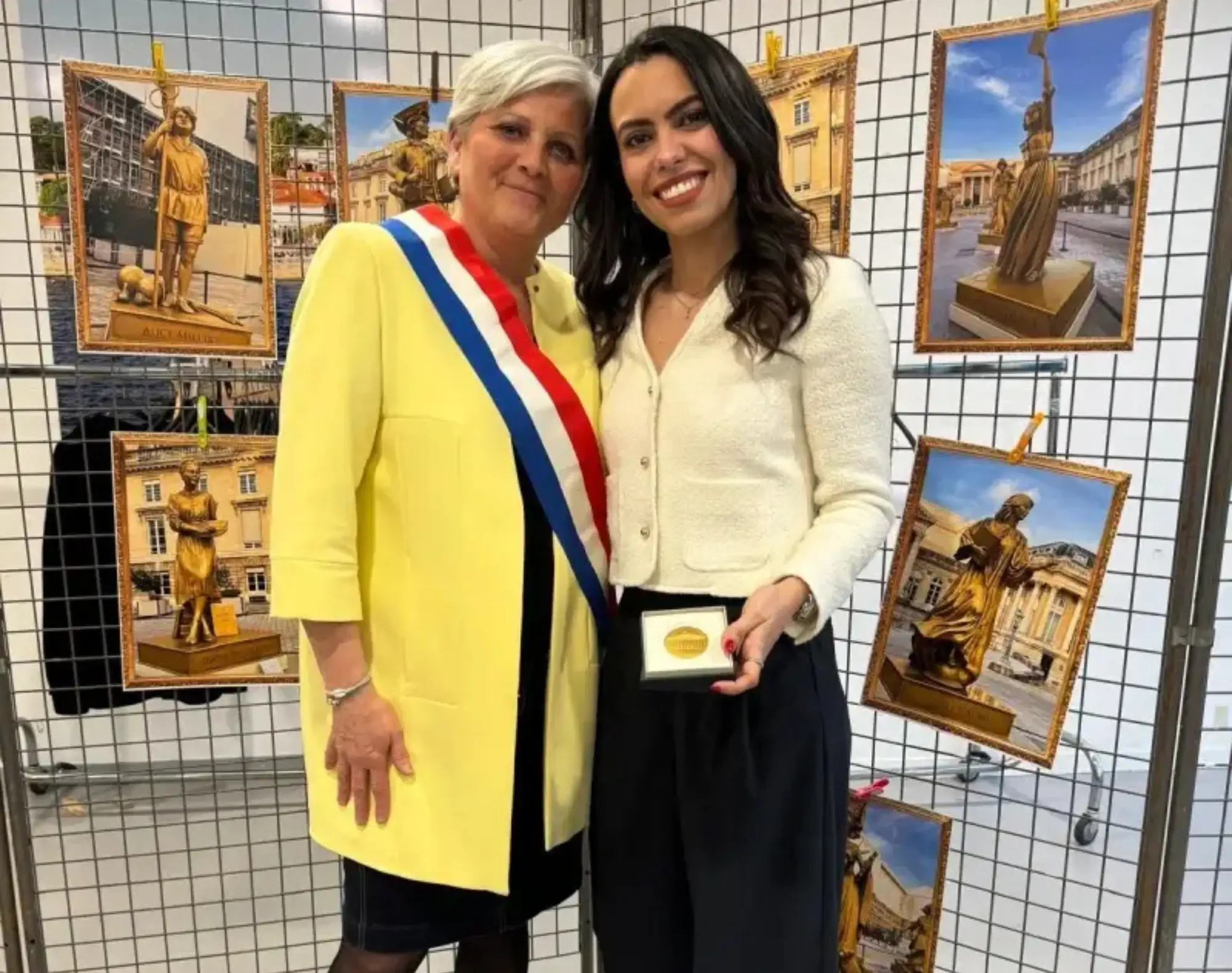 Médaille d'honneur Samia Dahmouni et Sophie Panonacle