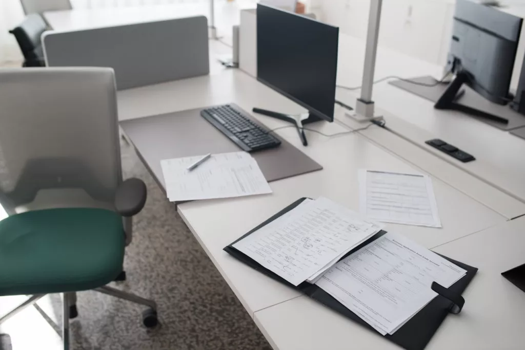 Bureau d'entreprise vide